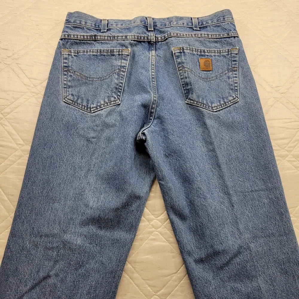 Carhartt pleated blue